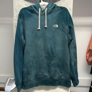 Distressed North Face sweatshirt